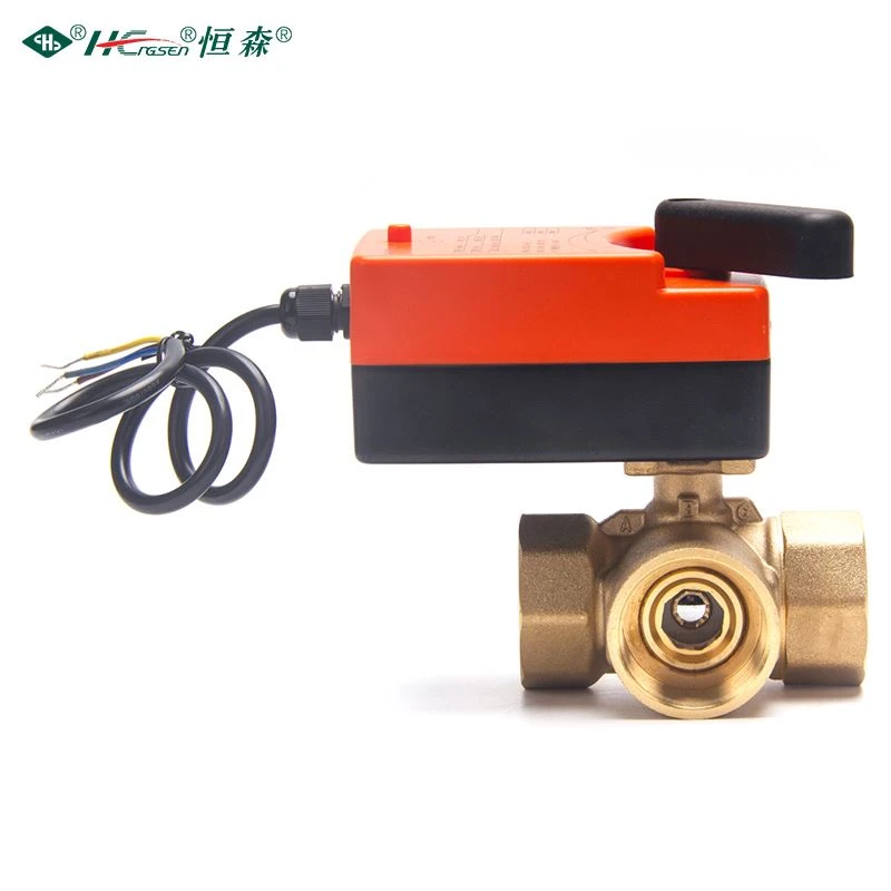 Electrically Actuated 3 Way Ball Valve Electrically Actuated 3 Way Ball Valve