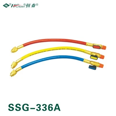 Refrigerant Charging Hose with Ball Valve